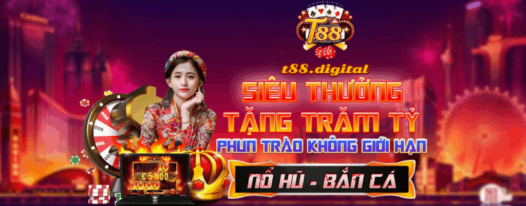 T88 - Cổng Game Trực Tuyến Hàng Đầu Với Kho Trải Nghiệm Đỉnh Cao 1 T88 Banner